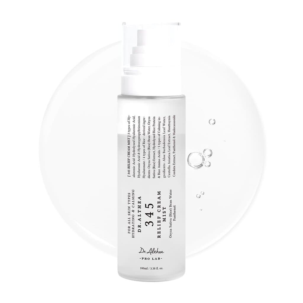 Dr. Althea 345 Relief Cream Mist Vegan Dual-Layer Hydrating & Calming Spray - 100ml 1