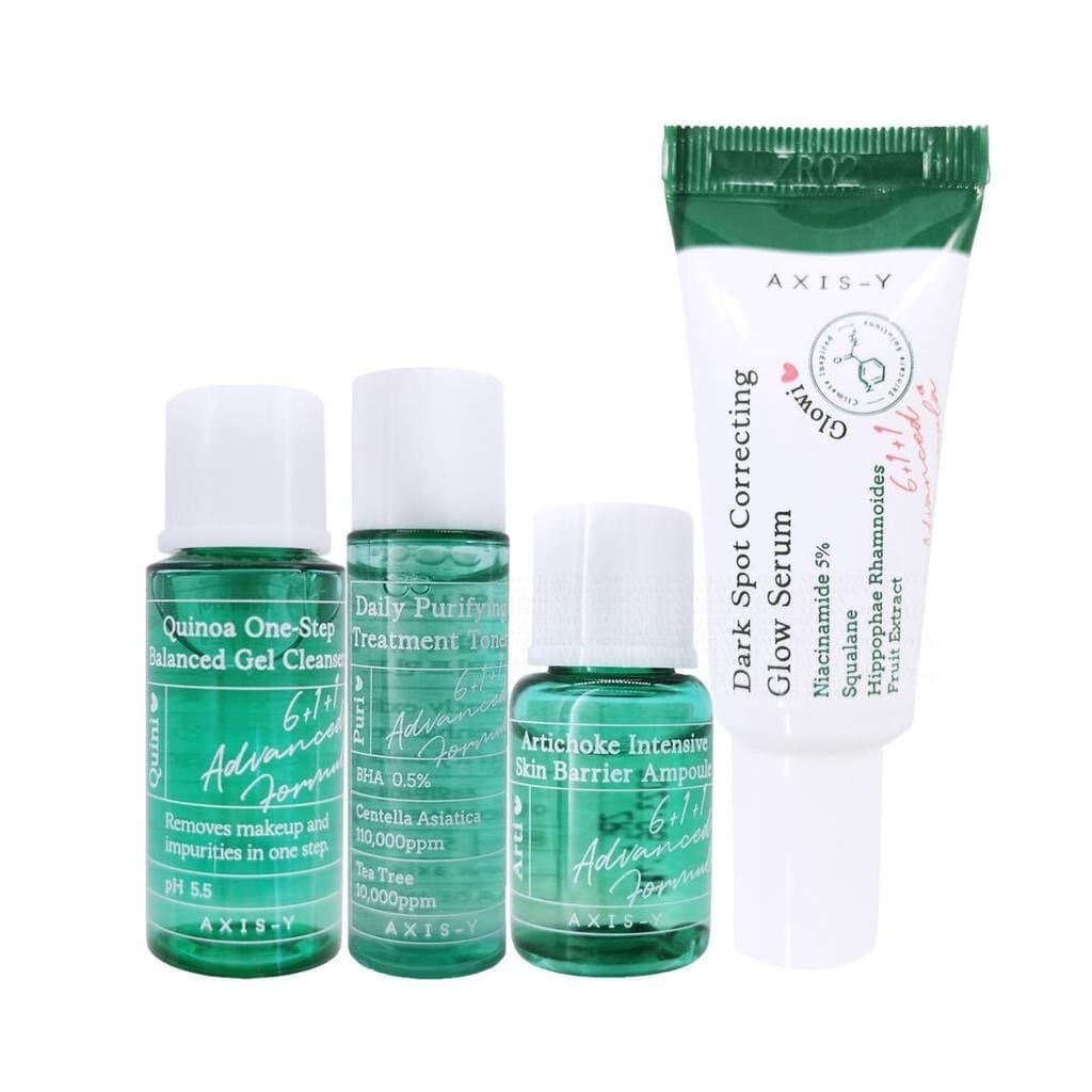 AXIS-Y The Mini Glow Set: 4-Step Brightening & Repairing Skincare Kit 2
