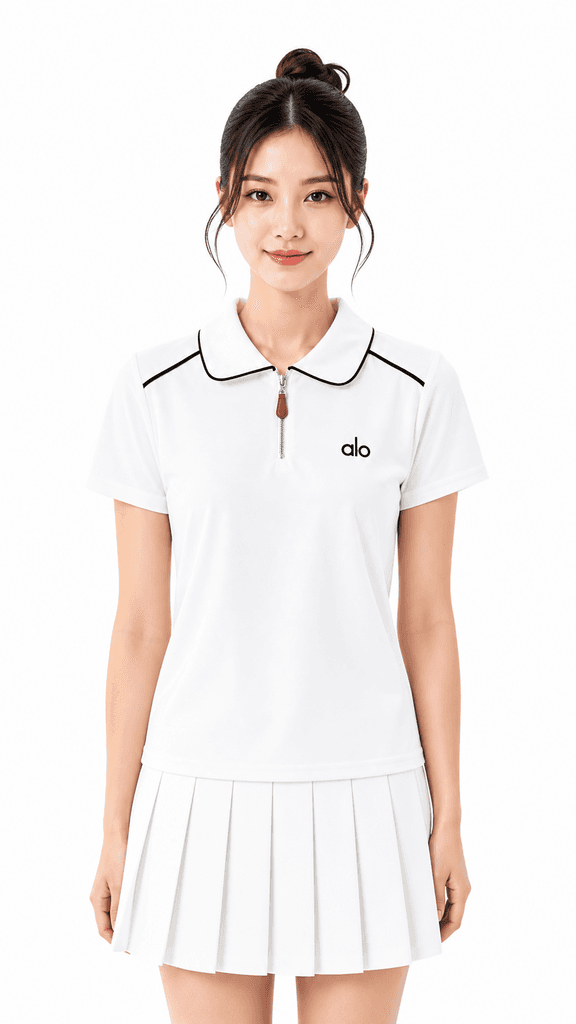 Alo Women's Cotton T-Shirt - Black (Free Size) 1