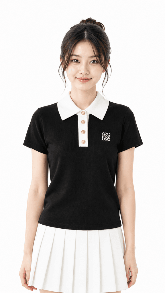Loewe Women's Wool T-Shirt - Black (Free Size) 1