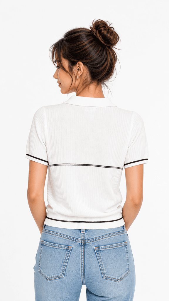 Lord Piana Women's Wool T-Shirt - White (Free Size) 2