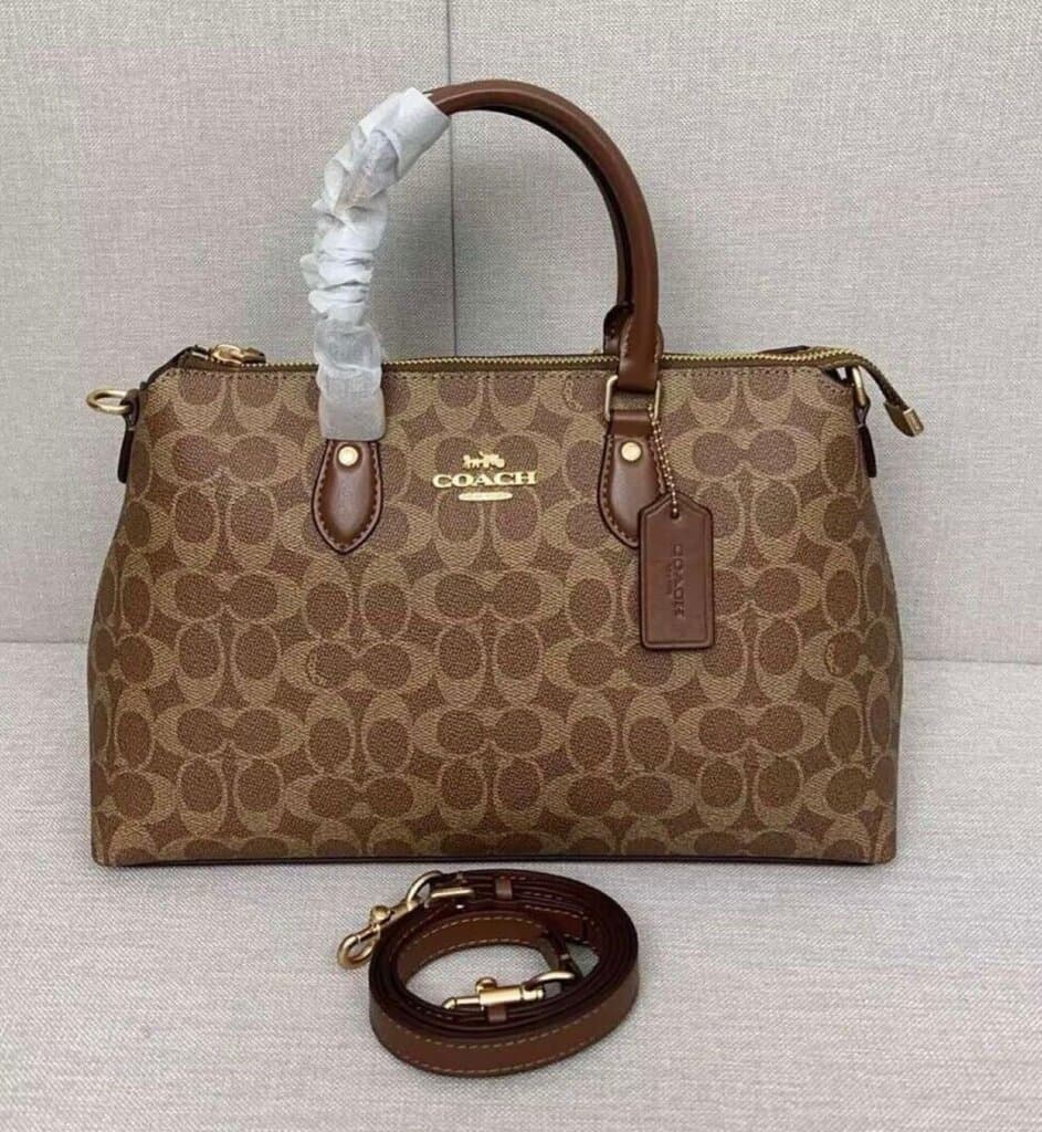 Coach Leather Bag - Brown (Master Quality) 1