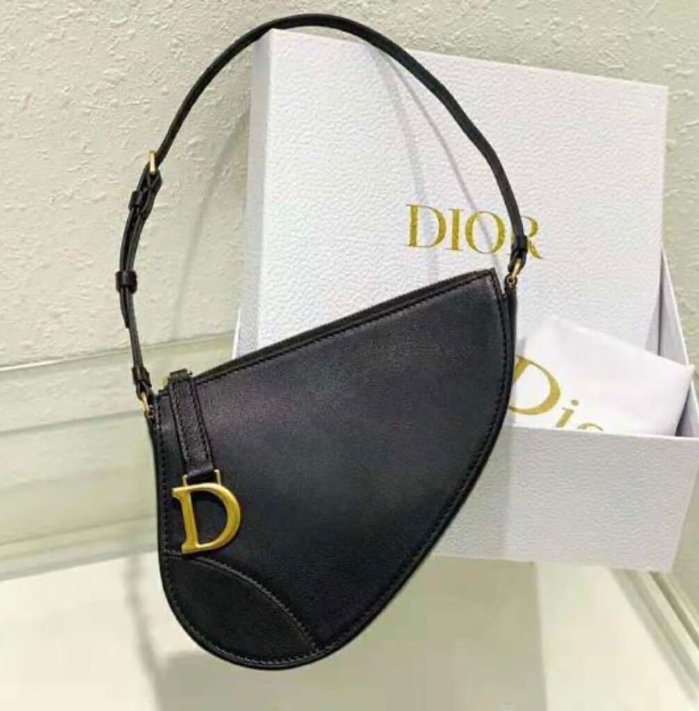 Dior Leather Bag - Black (Master Quality) 1