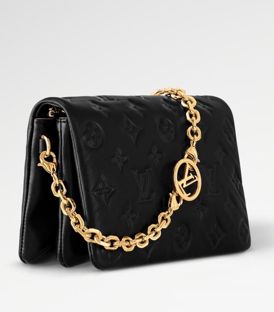 Louis Vuitton Leather Bag - Black (Master Quality) 3