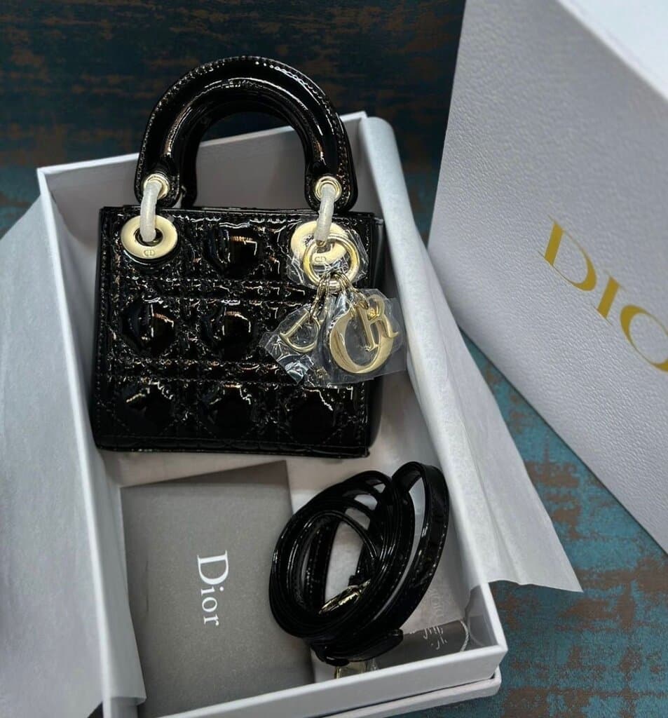 Dior Leather Bag - Black (Master Quality) 1