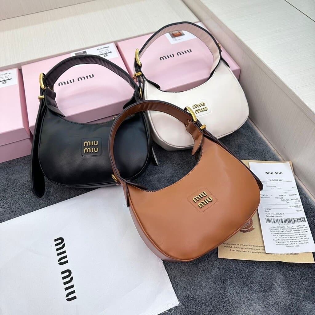 Miu Miu Leather Bag - Black (Master Quality) 2