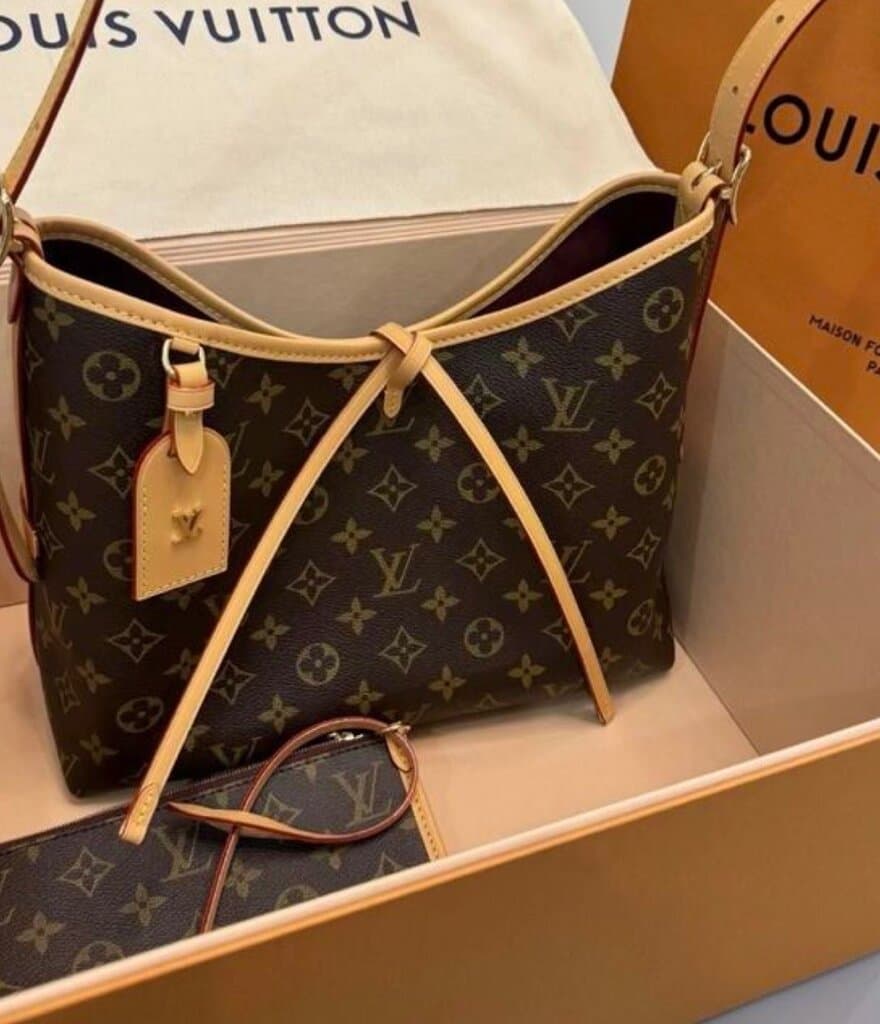 Louis Vuitton Leather Bag - Dark Brown (Master Quality) 1