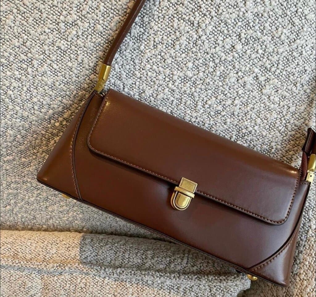 JWPEI Leather Bag - Dark Brown (Master Quality) 2