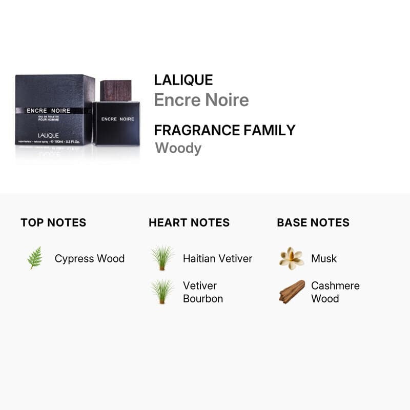 Lalique Encre Noire - EDT (100ml) 3