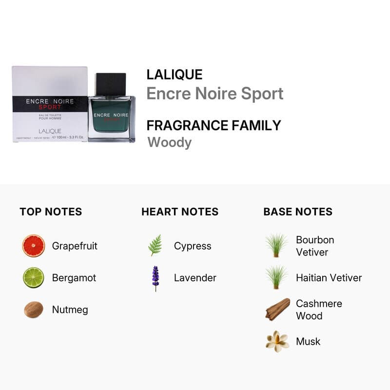 Lalique Encre Noire Sport - EDT (100ml) 2
