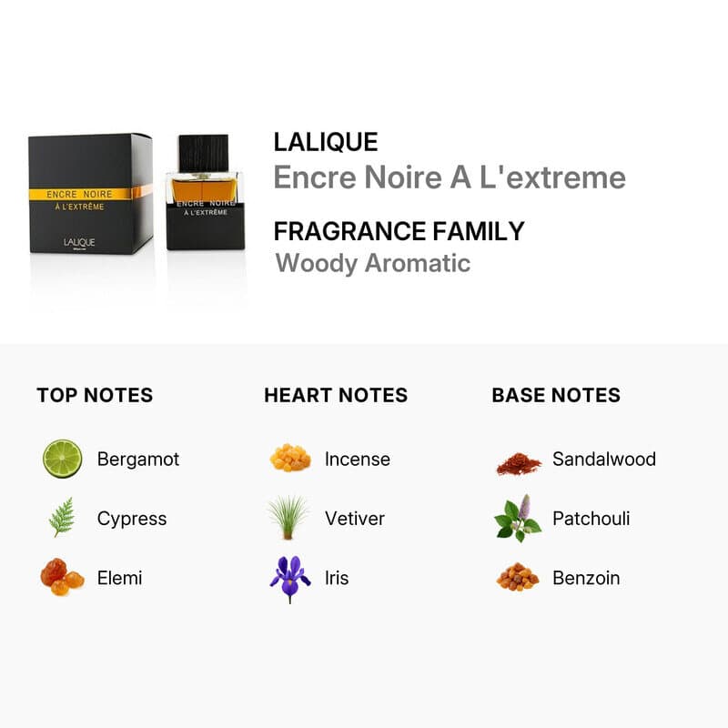 Lalique Encre Noire à l'Extrême - EDP (100ml) 4