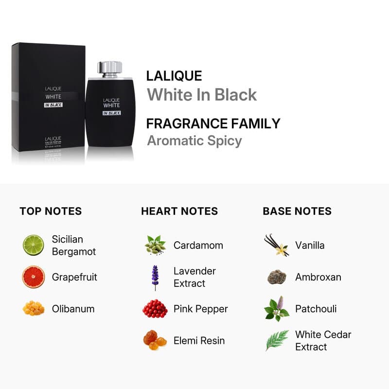 Lalique White in Black - EDP (125ml) 2