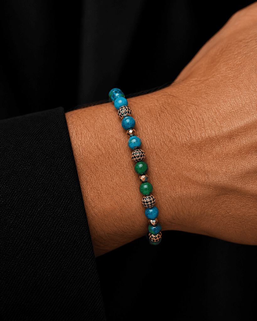 Unisex Natural Stone Bracelet - Blue 2