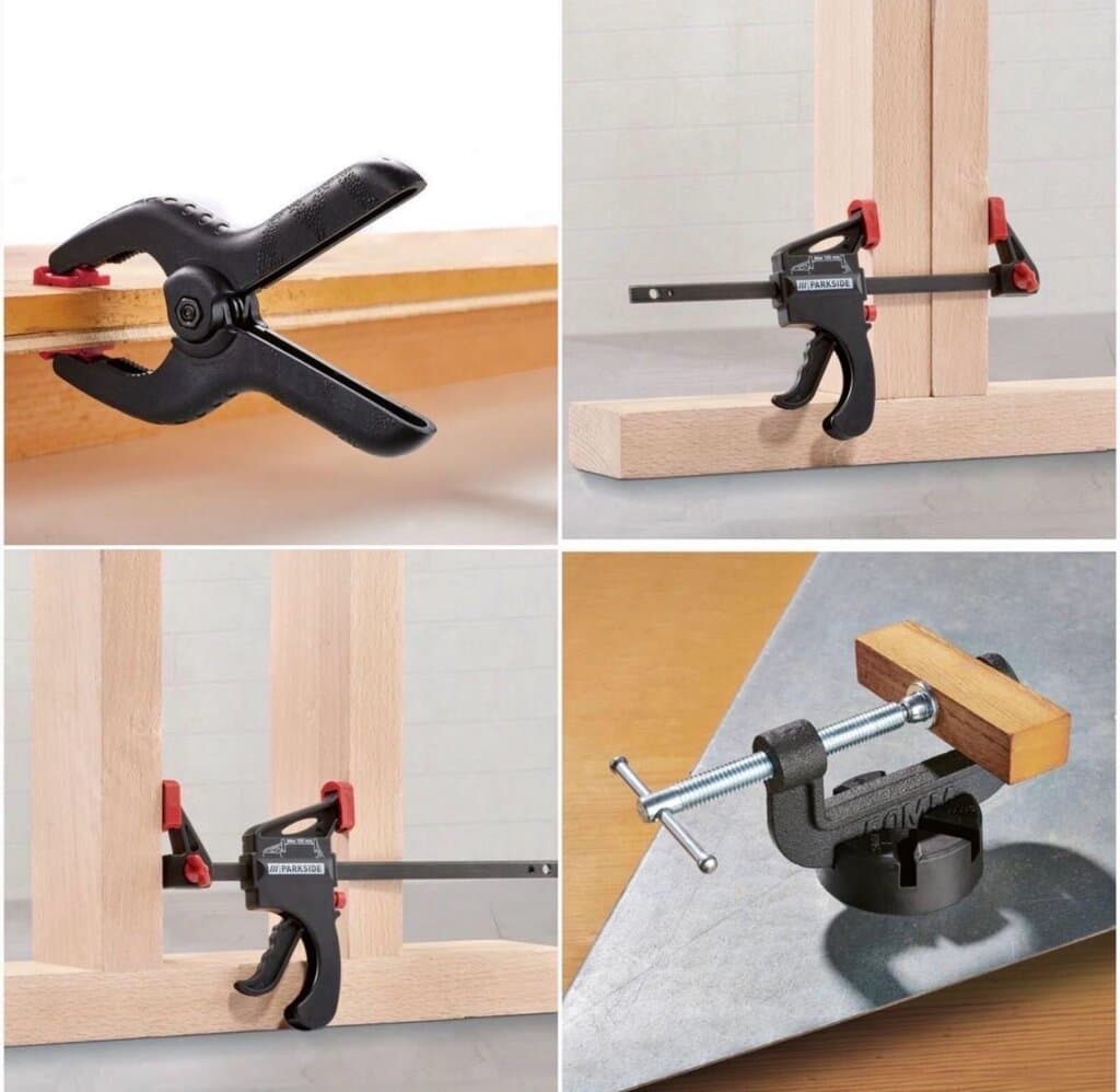 Parkside Clamp Set – 16 Pieces 3
