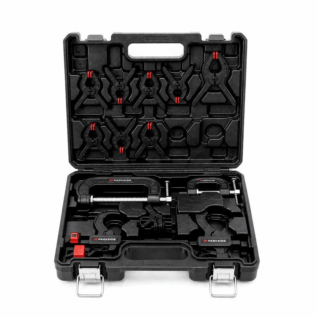 Parkside Clamp Set – 16 Pieces 6