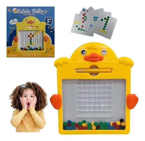 Magnetic bead drawing board for children 1
