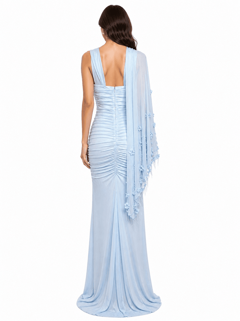 Light Blue Maxi Dress 2