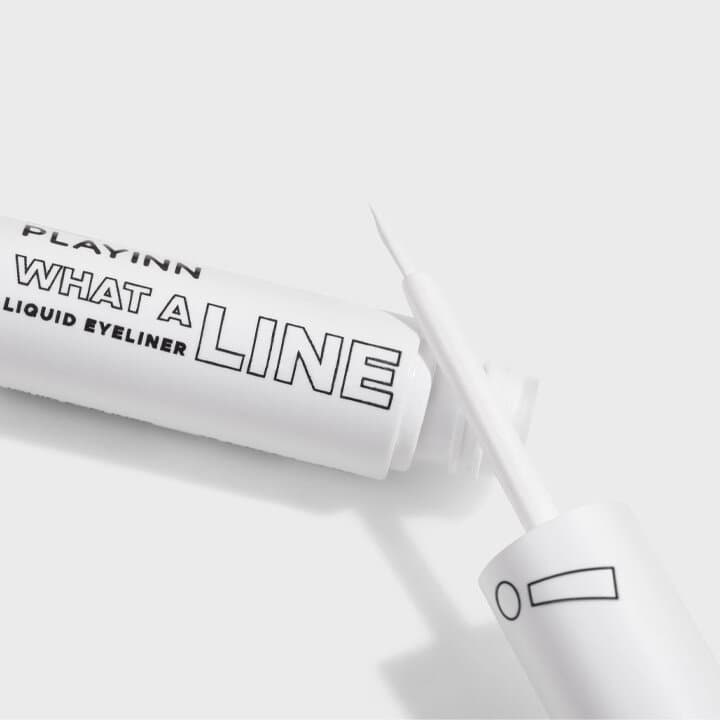 What A Line Liquid Eyeliner 15 faithful white 2