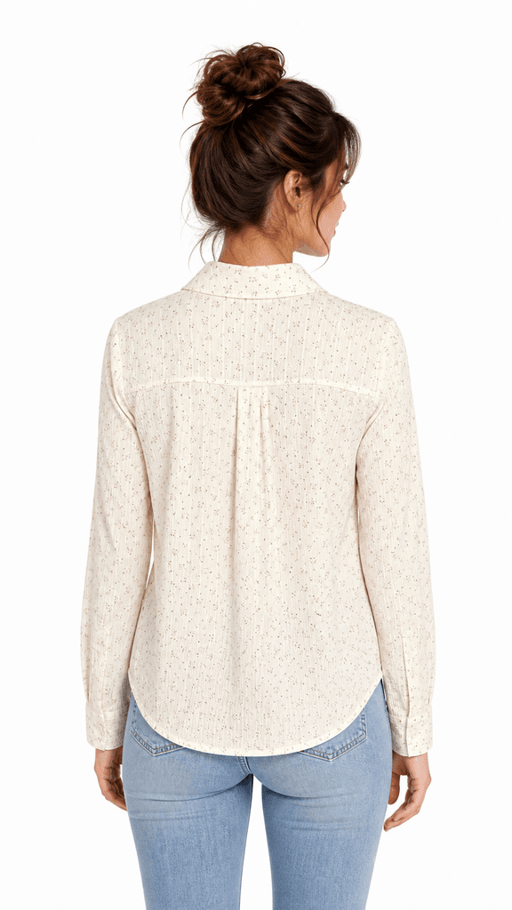 ROMA BRAND Women's Premium Cotton Shirt - Light Yellow (S) 2