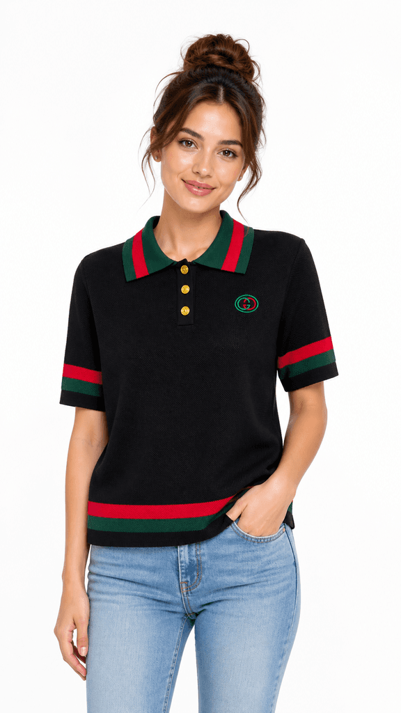 GUGGi Women's Premium Wool T-Shirt - Black (Free Size) 1