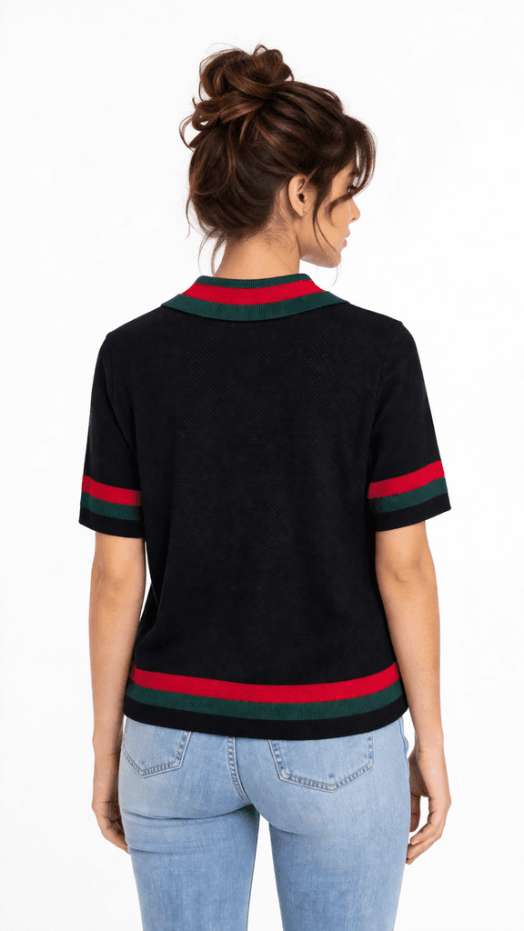 GUGGi Women's Premium Wool T-Shirt - Black (Free Size) 2