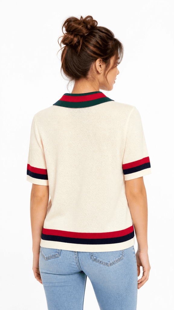 GUGGi Women's Premium Wool T-Shirt - Off White (Free Size) 2