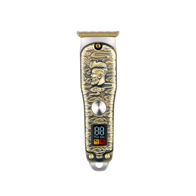 ماكينة حلاقة كيمي KM-077 الاحترافية بتصميم كلاسيكي وشاشة LCD 1