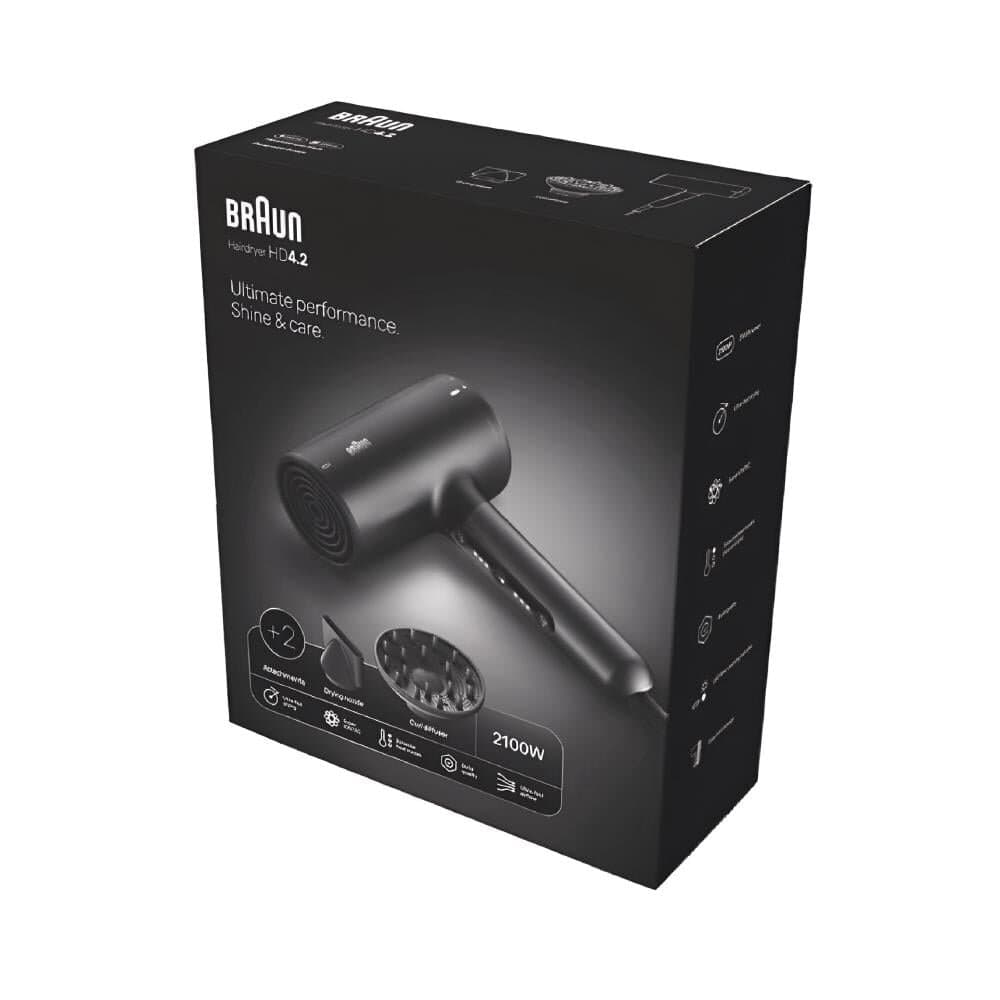 Braun Hair Dryer 2100W 2 Attach - HD425SDE 5