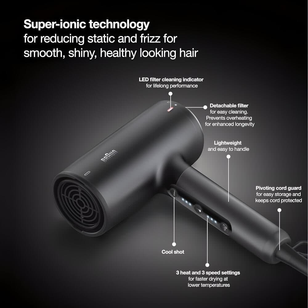 Braun Hair Dryer 2100W 2 Attach - HD425SDE 4