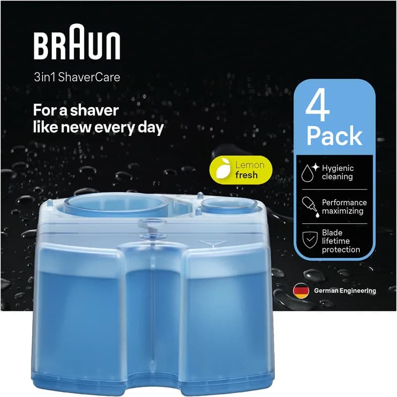 Braun Cleaning Solution 4-Pack - CCR 1