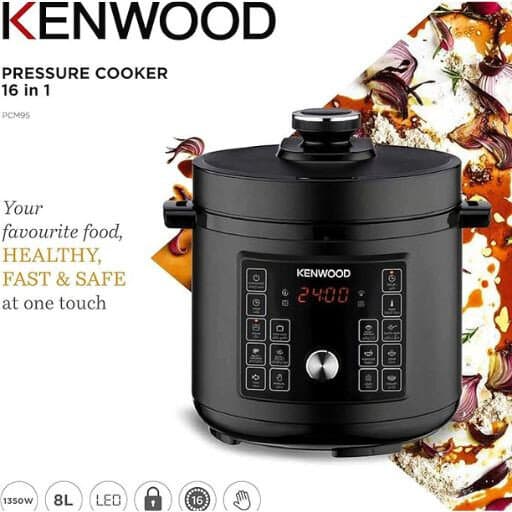 Kenwood Pressure Cooker 8L 1300W - PCM95.000BK — photo 4