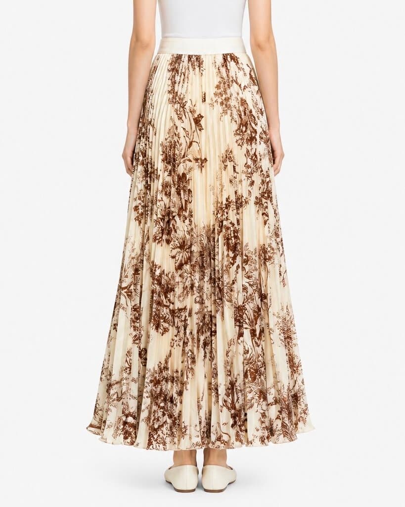 Elegant Women's Versatile Skirt - Light Brown (Free Size) 2