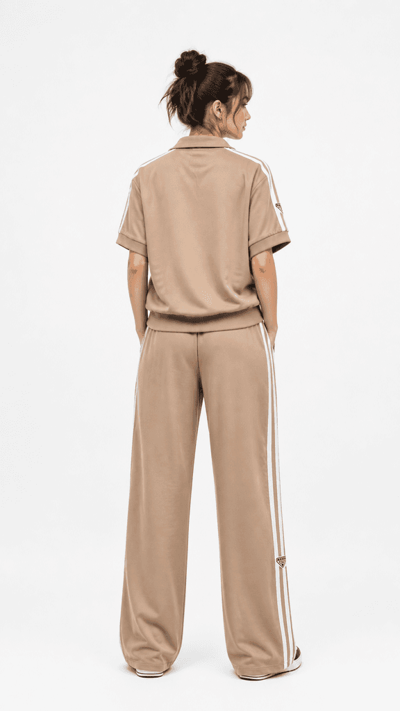 Prada Women's Cotton Jacket and Pajama Set - Light Brown (Free Size) 2