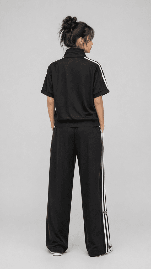 Prada Women's Cotton Jacket and Pajama Set - Black (Free Size) 2