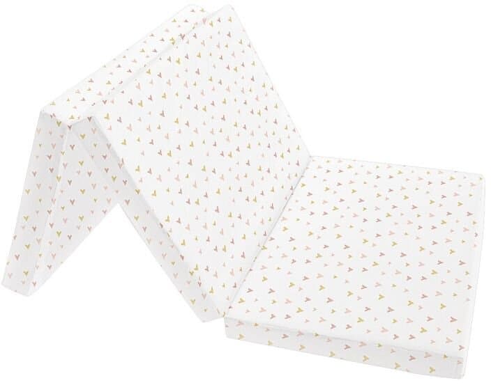 KikkaBoo Foldable Mattress 60/120/5 cm Hearts 1