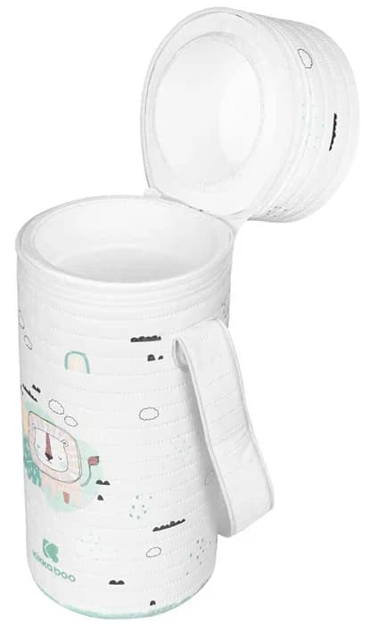 KikkaBoo Single Bottle Insulator Savanna - Mint 3