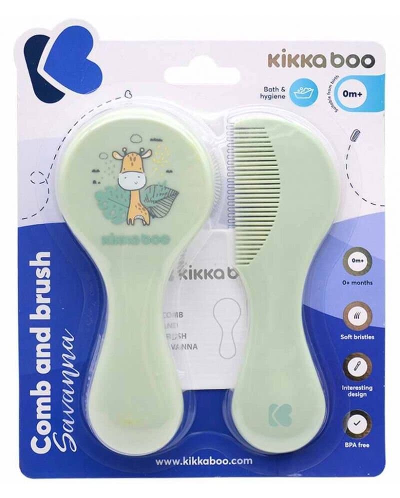 KikkaBoo Comb and Brush Savanna - Mint 4