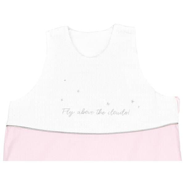 KikkaBoo Winter Sleeping Bag Embroidered 0-6 month Dream Big - Pink 4