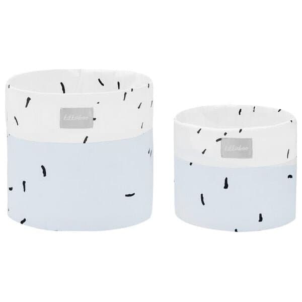 KikkaBoo Nursery Basket Set 2 pcs - Blue 1