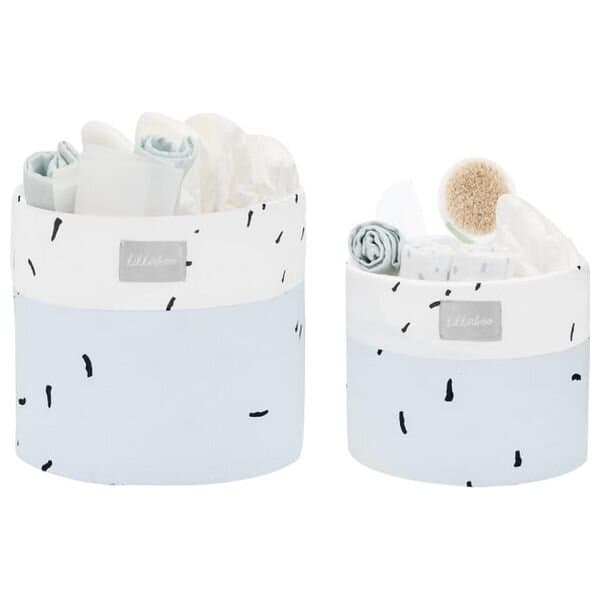 KikkaBoo Nursery Basket Set 2 pcs - Blue 3