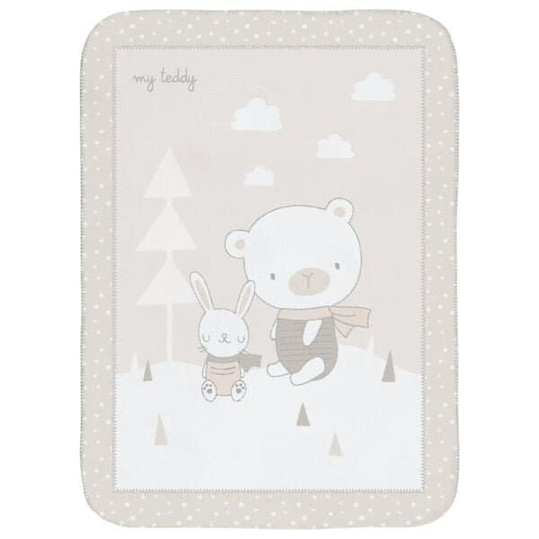 KikkaBoo Super Soft Blanket 110/140 cm My Teddy 1