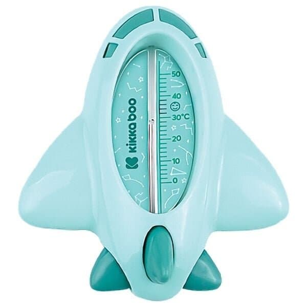 KikkaBoo Bath Thermometer Plane - Mint 1