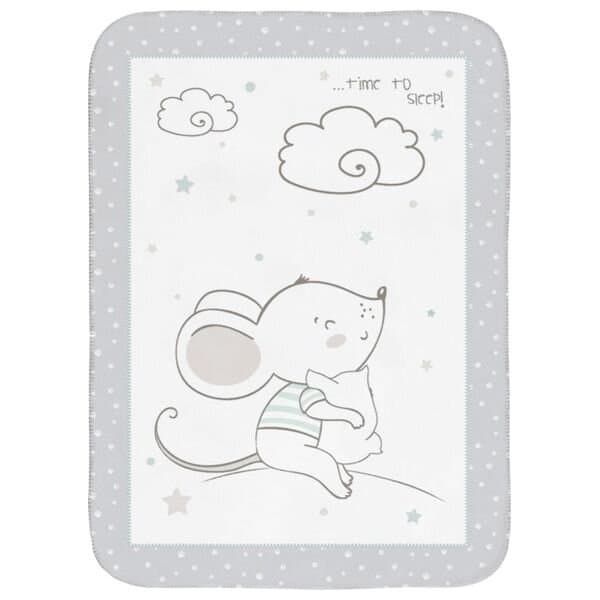 KikkaBoo Super Soft Blanket 110/140 cm Joyful Mice 1