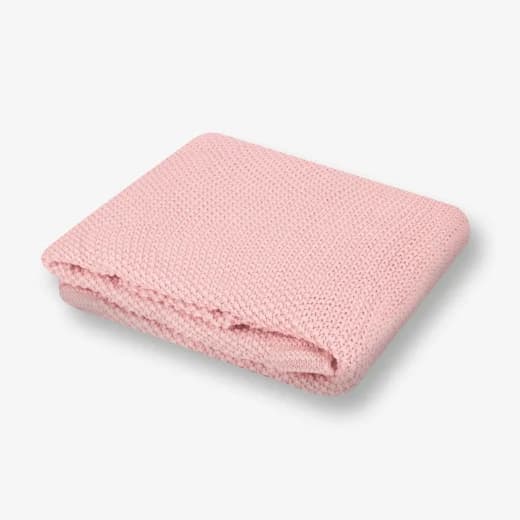KikkaBoo Knitted Cotton Blanket Dream Big - Pink 1