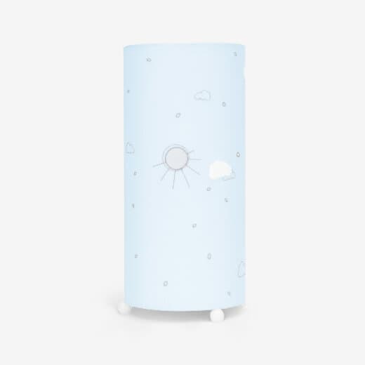 KikkaBoo Night Light with Embroidery Dream Big - Blue 1