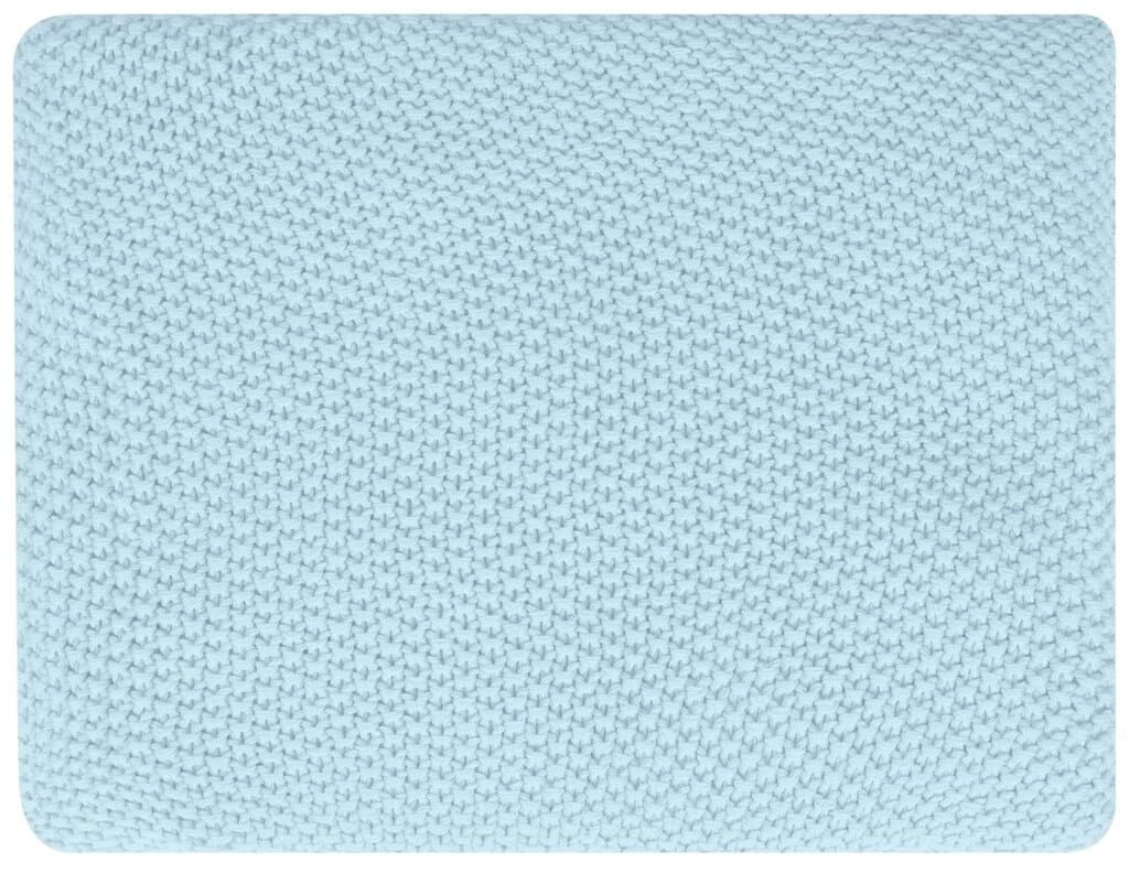 KikkaBoo Knitted Cotton Blanket Dream Big - Blue 2
