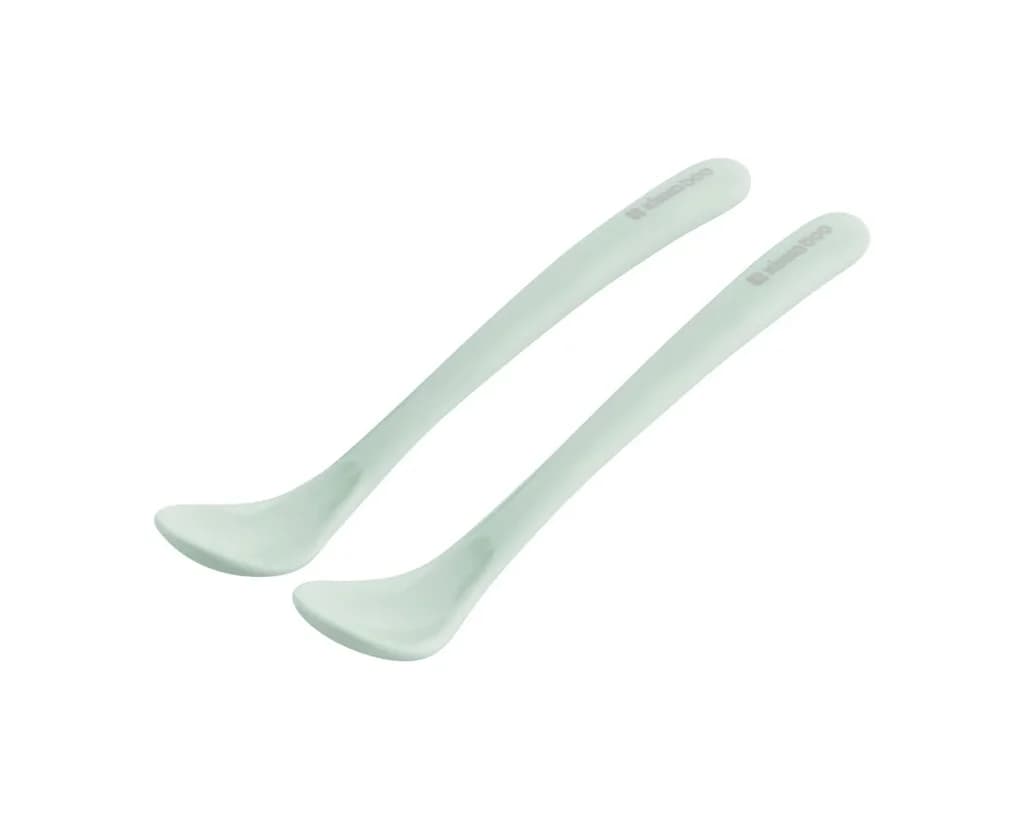 KikkaBoo Set PP Spoons 2pcs Brighty - Mint 2