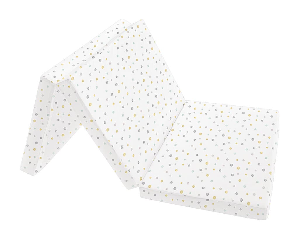 KikkaBoo Foldable Mattress 60/120/5 cm Dots - Grey 1