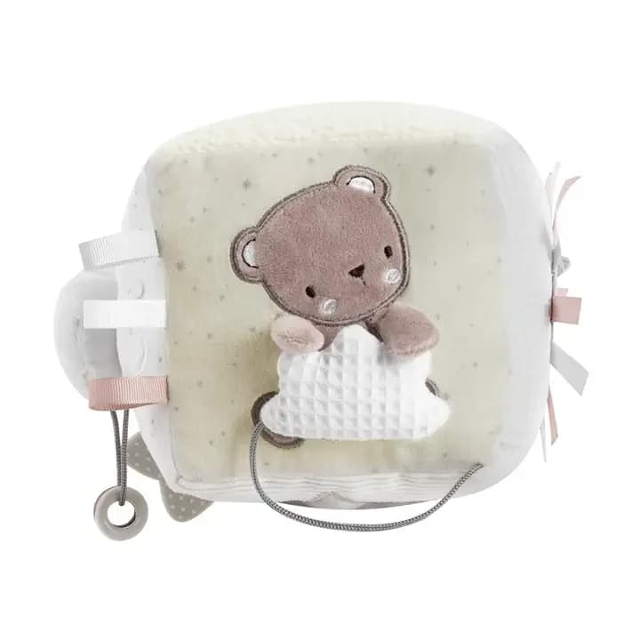 KikkaBoo Plush Cube Dream Big - Beige 1