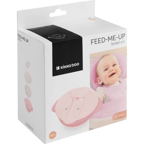 KikkaBoo Bowl 4in1 Feed-Me-Up - Pink 2